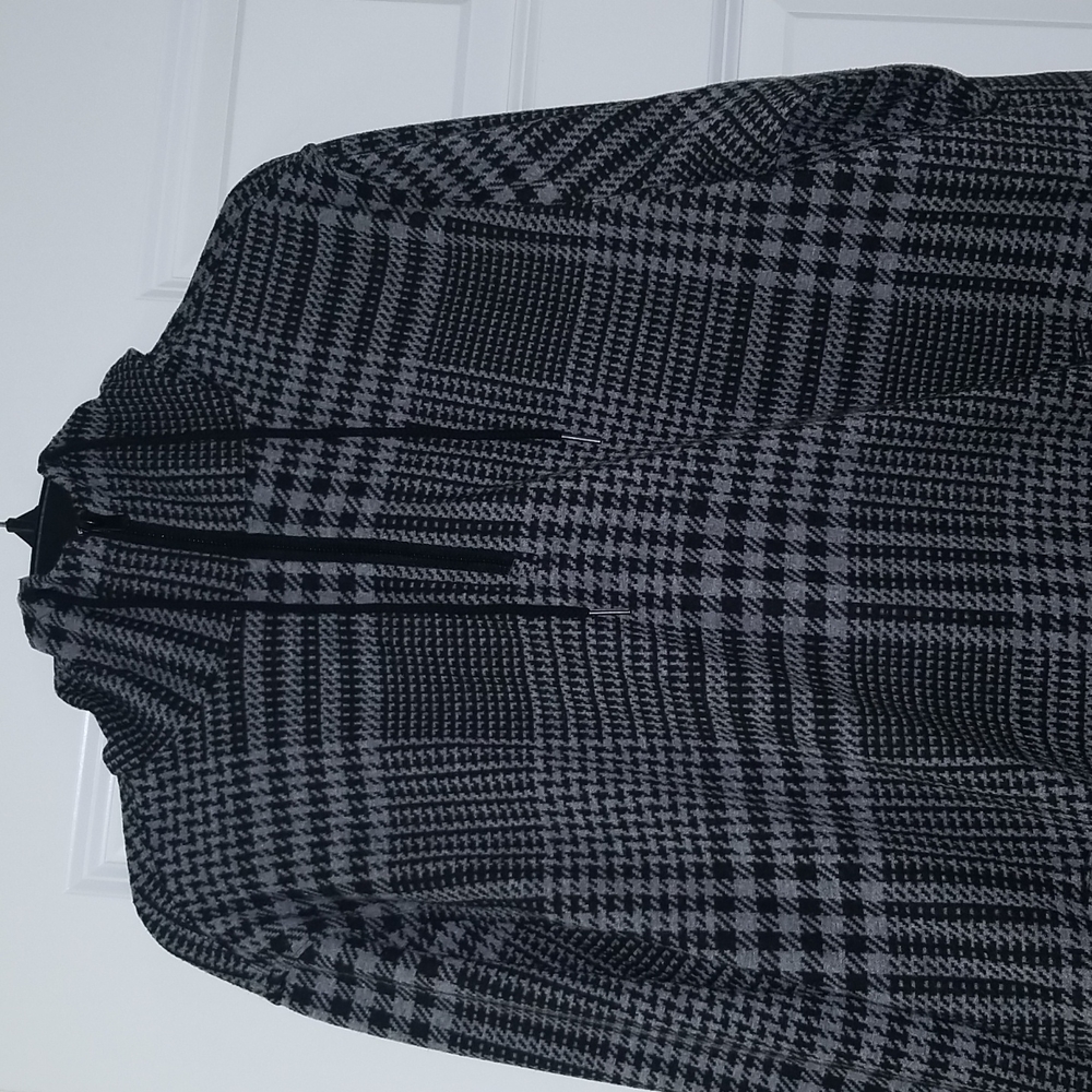 Express hooded  sweater Gray & Black sz. L
